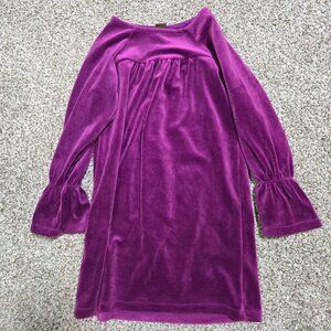Tea size 5 deeper purple/magenta velour dress